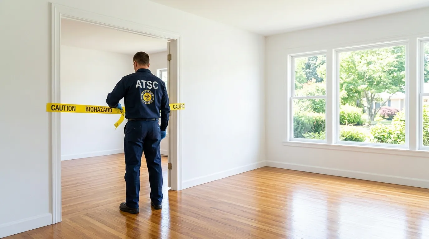 Certified biohazard cleanup crew performing Crime Scene Cleanup in Lakewood